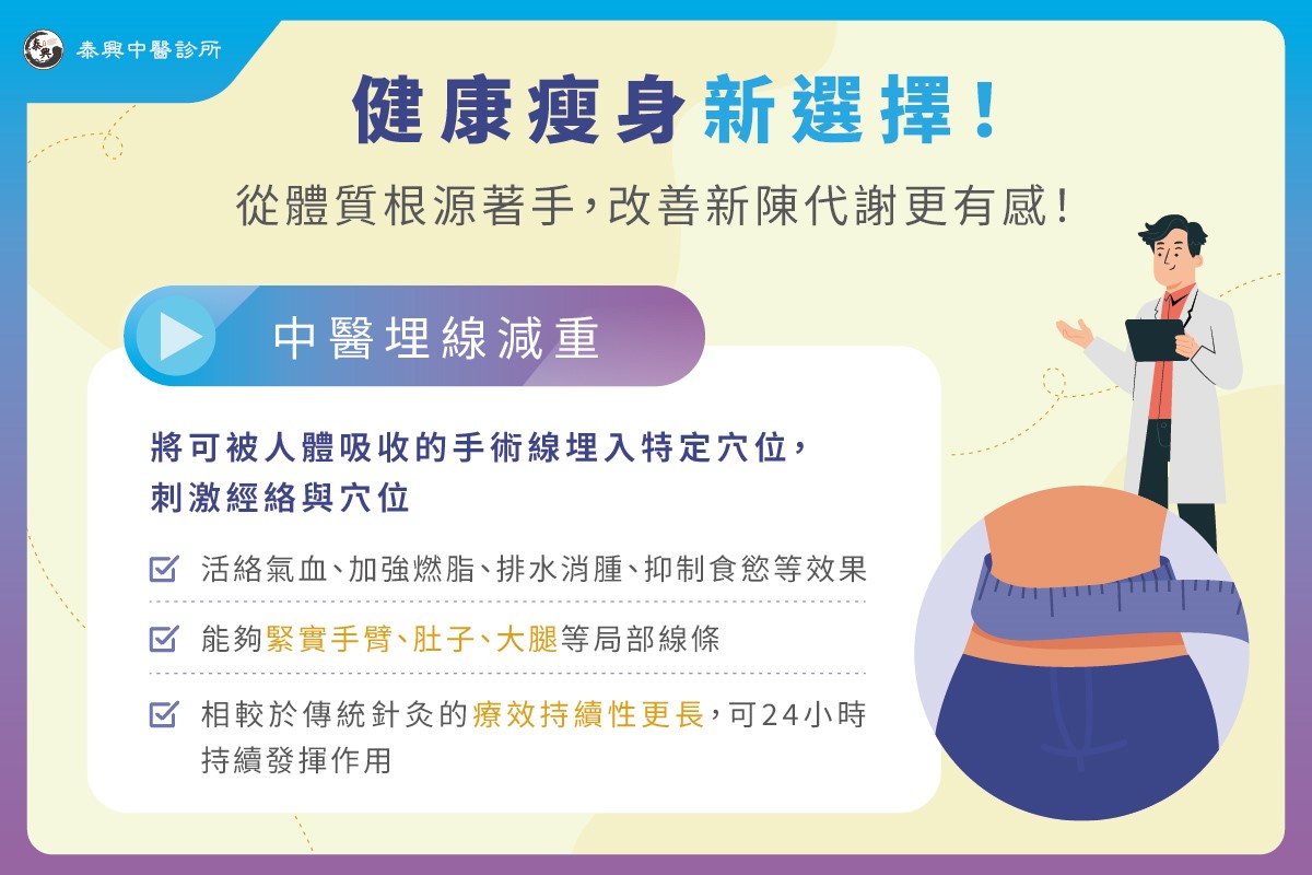 台北埋線減肥